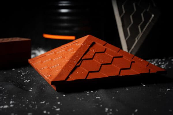 Колпак Zking Эверест Красный на столб 1.5х1.5 кирпича (390х390мм) в Белгороде фото