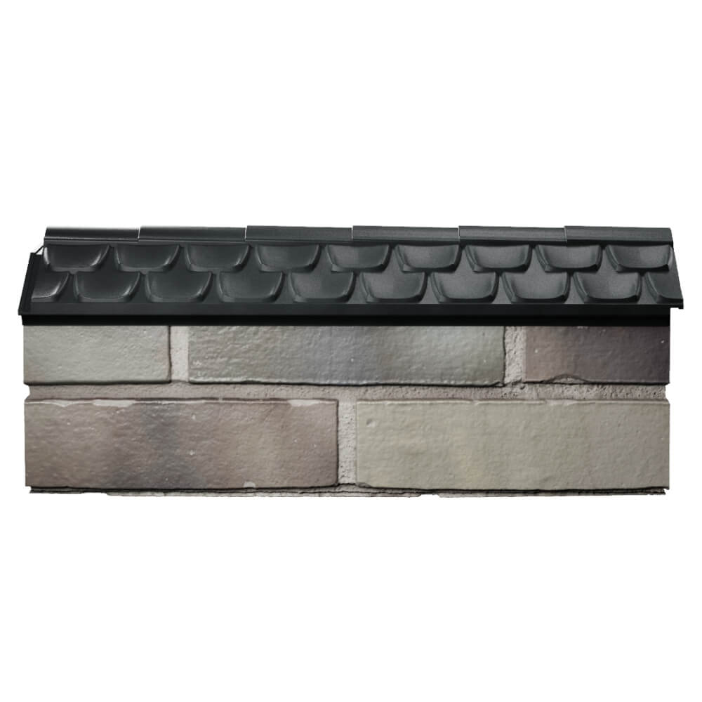 Парапет Zking Эльбрус Черный с посадкой на 0.5 кирпича (130мм) в Белгороде фото