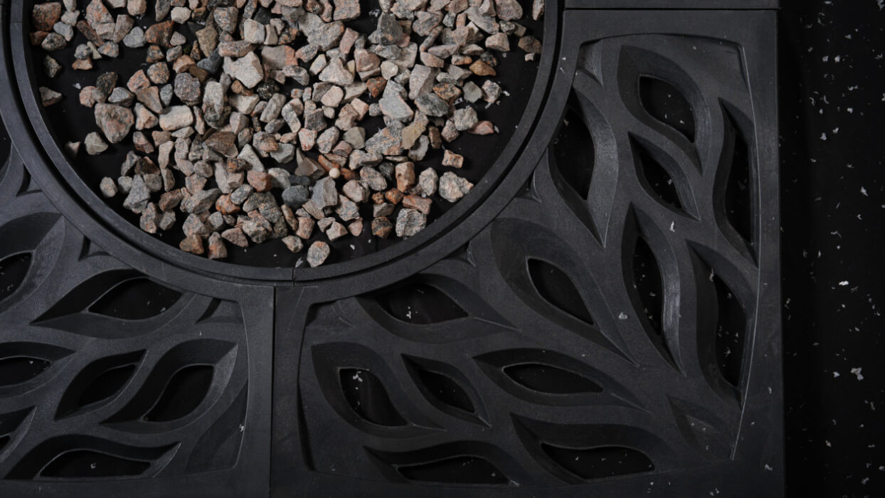 Приствольная решетка для дерева ZKING CRUST 1.2х1.2м Черная в Белгороде фото